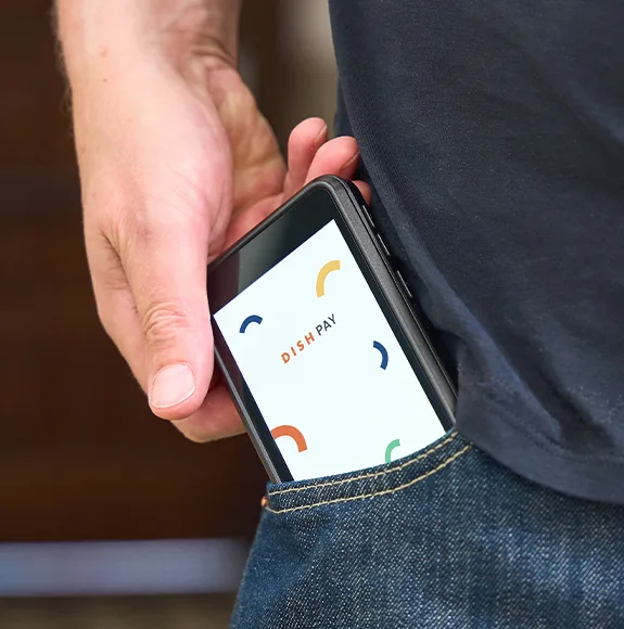 Portable card reader carried in a pocket for mobile card payments on the go.