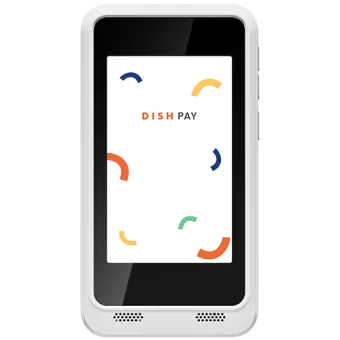 Lecteur de carte blanc avec écran tactile