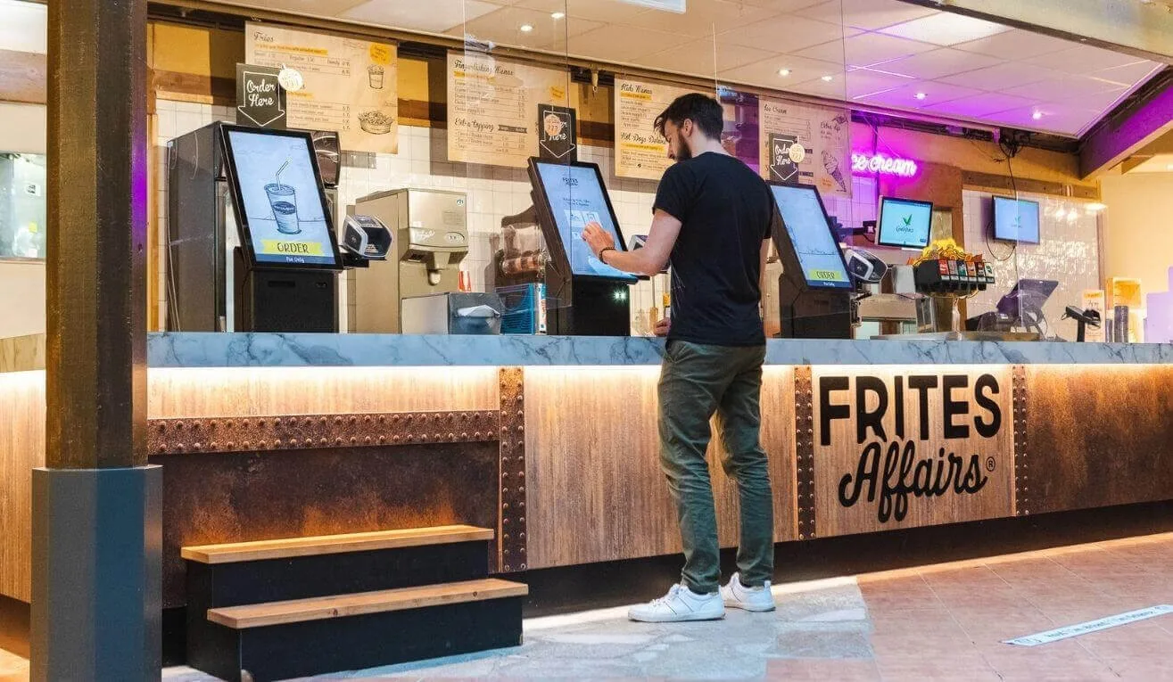 Bestelzuilen kiosk nieuw