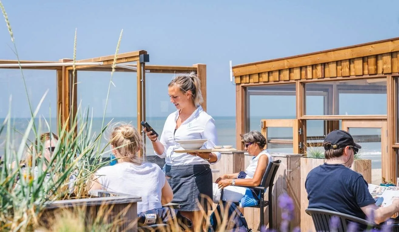 Kassasysteem strandpaviljoen strandtent kassa handheld