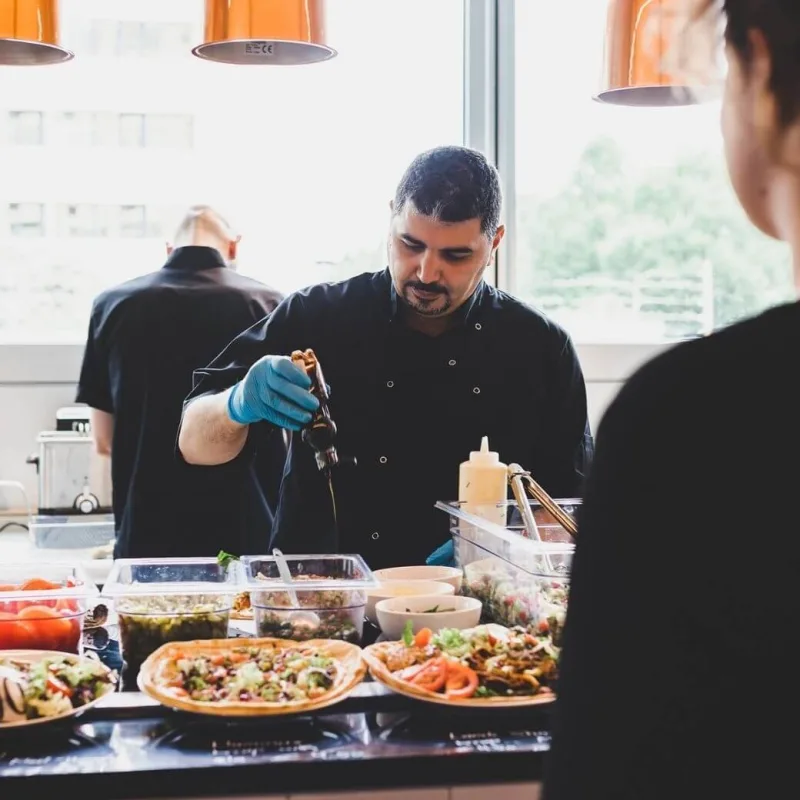 Catering bestelzuilen