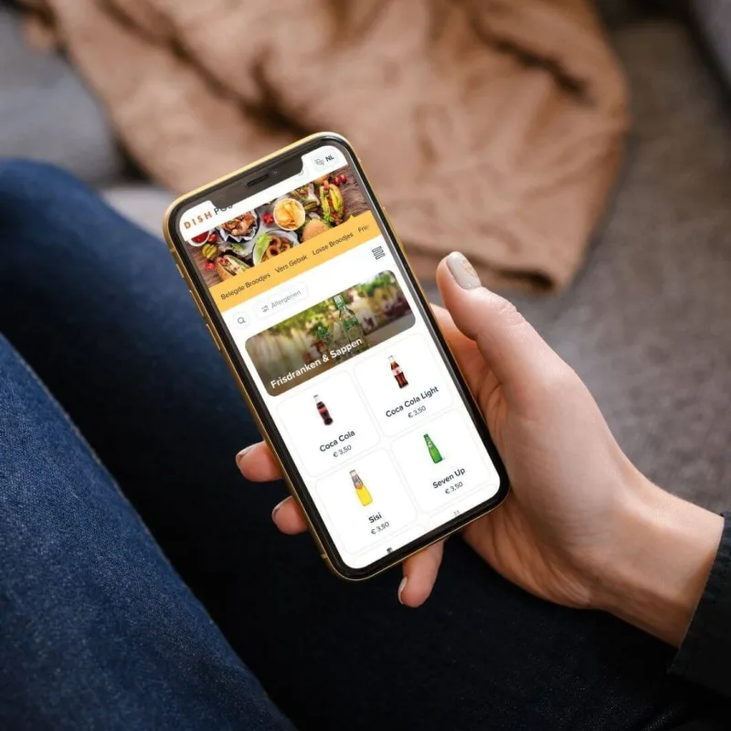 Restaurant bestelsite upselling horeca