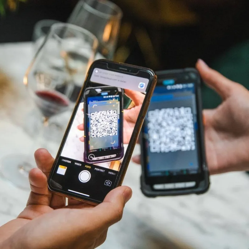 Qr bestellen bar cafe restaurant betalen qr codes