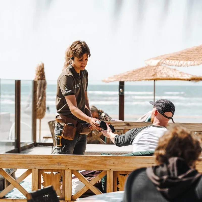 Strandpaviljoens handheld kassa