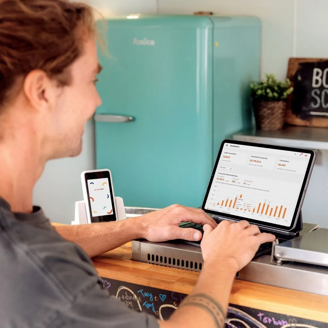 Dish pay now backoffice transacties beheren