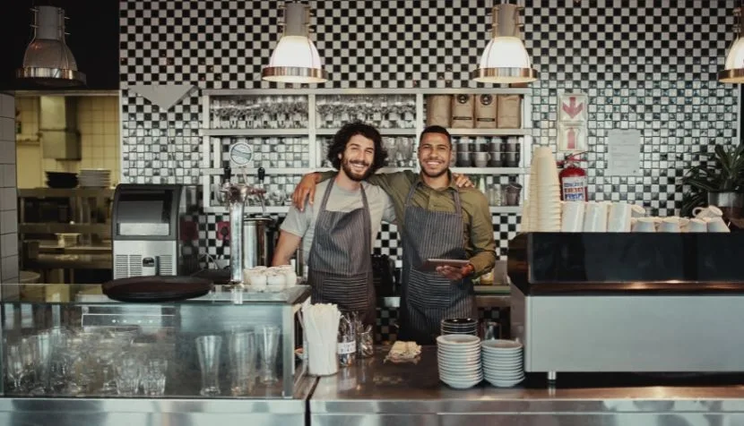 Startende ondernemer begin een eigen restaurant