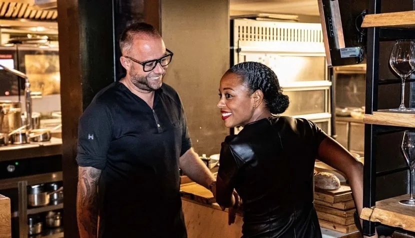 Andre gerrits sterrenchef amsterdammertje blij met keukenschermen