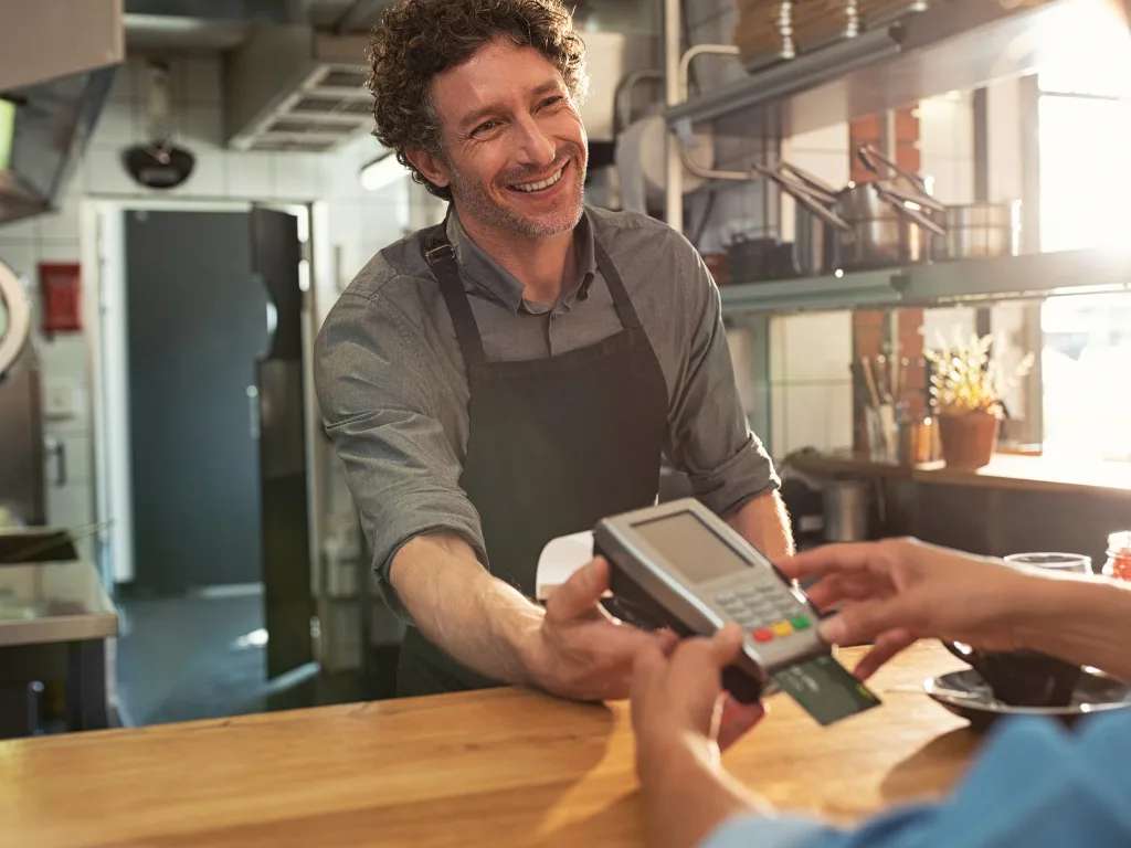 Tipping with card
