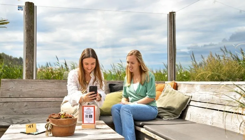 Header qr bestellen terras