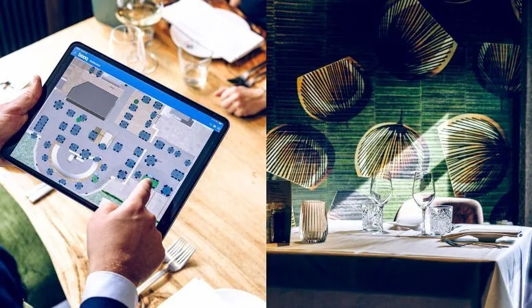 Klantcase kir kassa tafelplattegrond