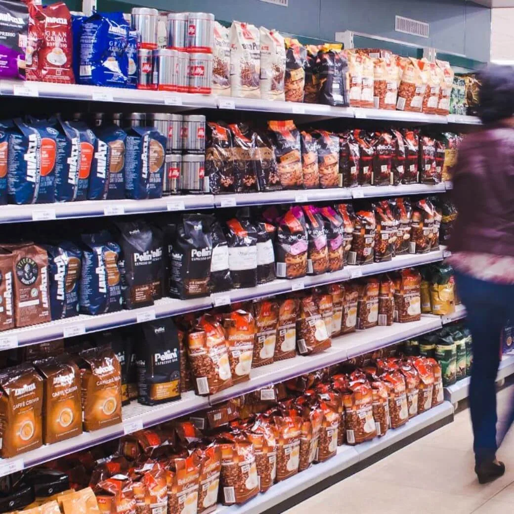 Backus supermarkt koffie assortiment
